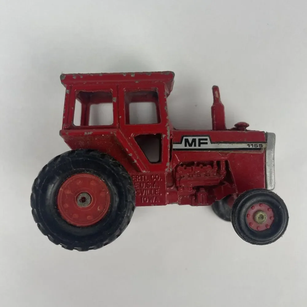 1970s ERTL Massey Ferguson MF 1155 Farm Tractor - 1/64 Scale Farm Equipment Toy